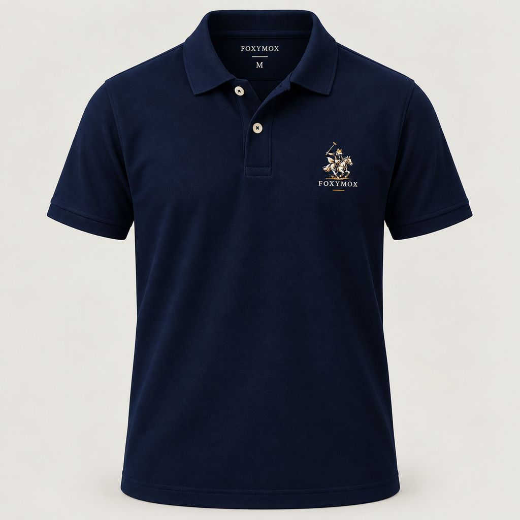 Royal Crest Polo | Navy Blue