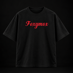 FOXYMOX SAYS: MOVE ON — Oversized T-Shirt Black