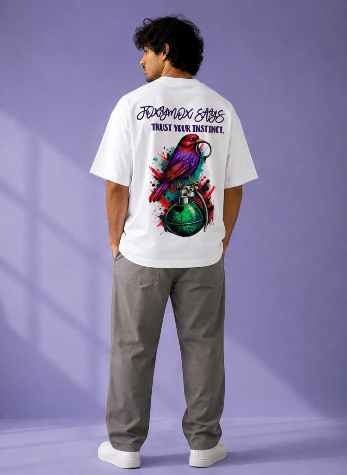 Trust Your Instinct T-Shirt | Off-White