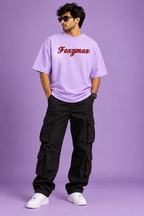 FOXYMOX SAYS: MOVE ON — Oversized T-Shirt Lavender