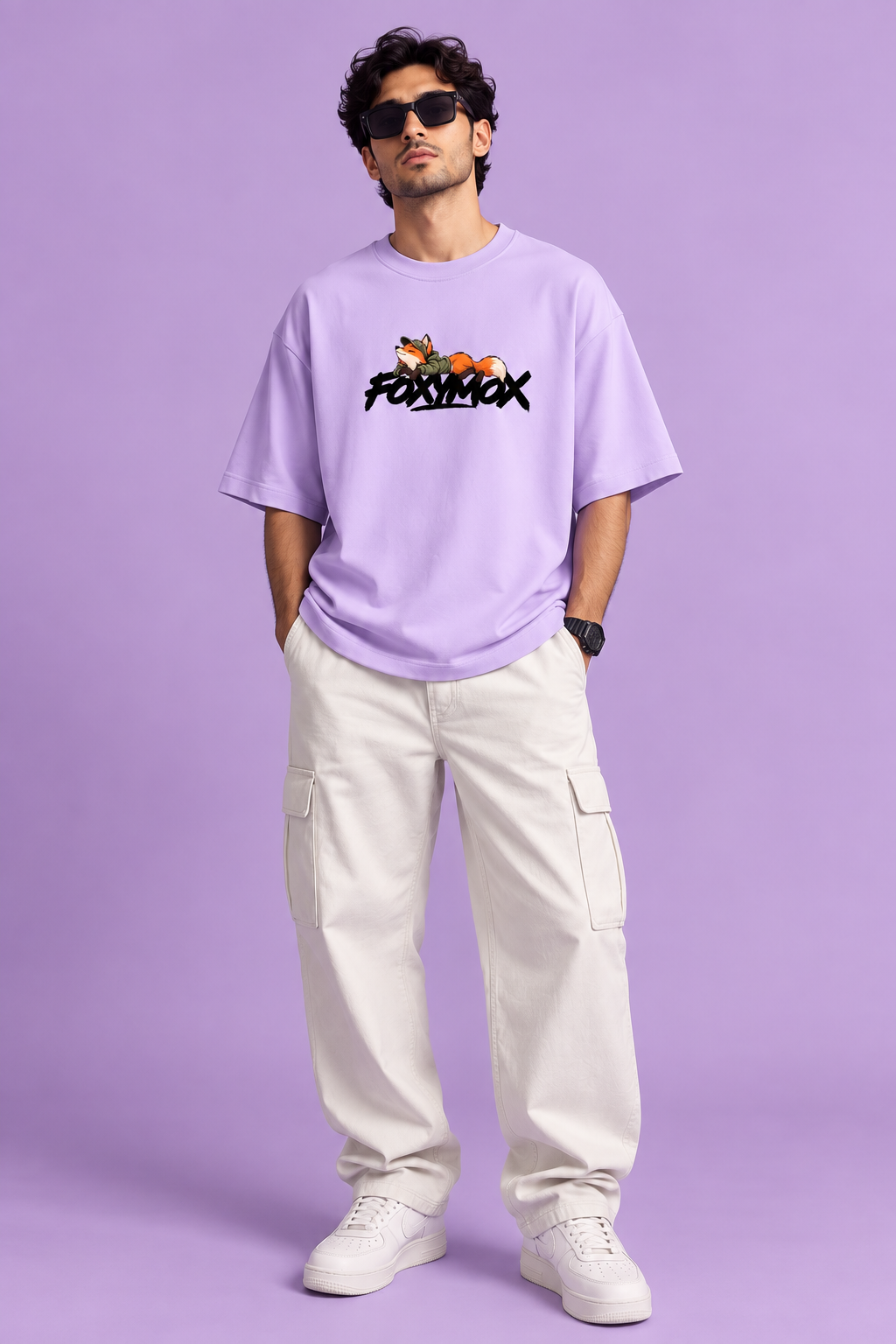 FOXYMOX MASCOT COLLECTION | “Chillin” | Velvet Oversized