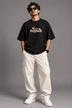 FOXYMOX MASCOT COLLECTION | “Chillin” | black Oversized