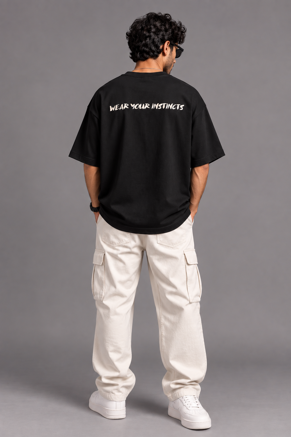 FOXYMOX MASCOT COLLECTION | “Chillin” | black Oversized