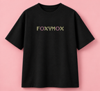 FoxyMox Pixel Instinct Oversized T-Shirt – Black